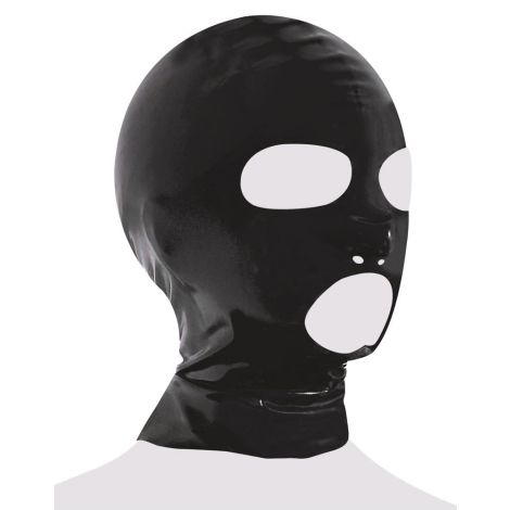 Latex Mask black - 4