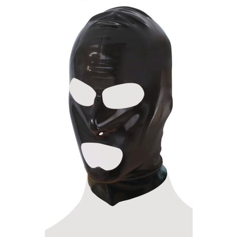 Latex Mask black - 6