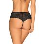 Bielizna-Pearlove figi czarne M/L - 5