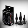 Plug - Anal Plug box 3 pack black - 2