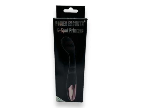 Power Escorts - Black - G Spot Princess Black - 18 Cm / 7 Inch Silicone G Spot Vibrator - 3