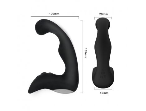 New prostate stimulator black rechargeable prostate stimulator - 2