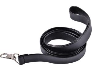 Kinky collar black  collar with leash  adjustable - image 2