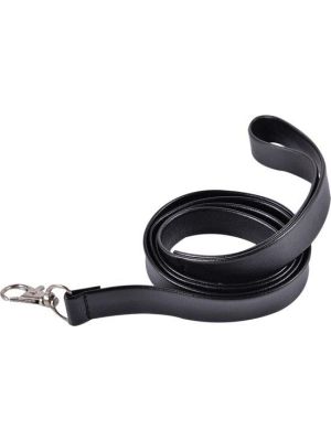 Kinky collar black  collar with leash  adjustable - image 2