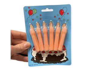 Świeczki-Party Penis Candles 6pcs Pack Flesh - image 2