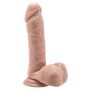 Dildo 7 inch with Balls Light skin tone - 2