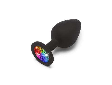 Rainbow Booty Jewel Medium Black