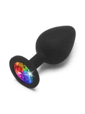 Rainbow Booty Jewel Medium Black