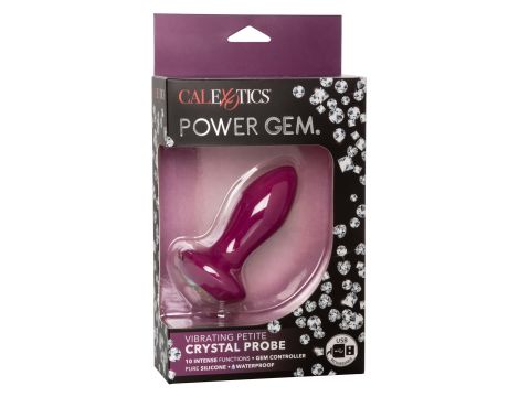 Vibrating Petite Crystal Probe Purple - 2