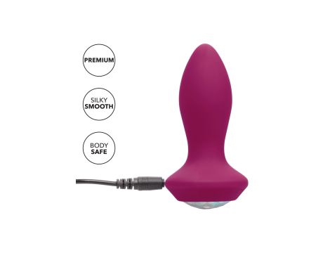 Vibrating Petite Crystal Probe Purple - 7