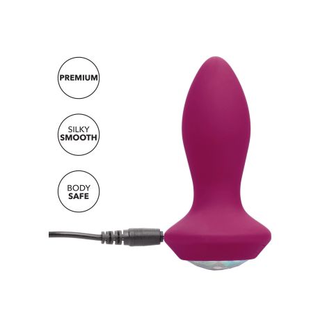 Vibrating Petite Crystal Probe Purple - 7