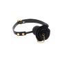 Rose Ball Gag with Plug Black - 4