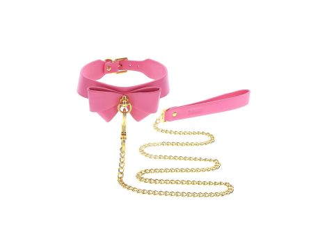 Collar and Leash Pink - 4