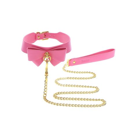 Collar and Leash Pink - 4