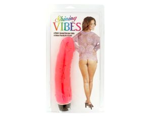 Jelly Glitter Vibrator Pink - image 2