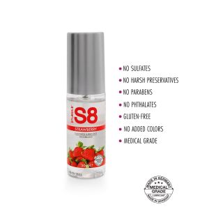 S8 WB Flavored Lube 50ml Strawberry - image 2