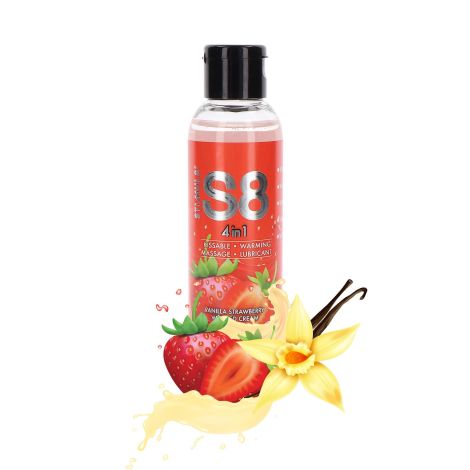 S8 4-in-1 Dessert Lube 125ml Strawberry