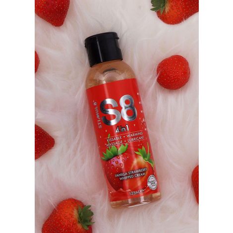 S8 4-in-1 Dessert Lube 125ml Strawberry - 4