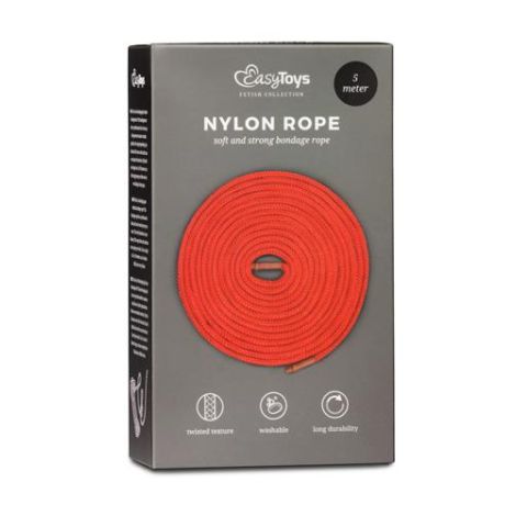 Wiązania-Red Bondage Rope - 5m