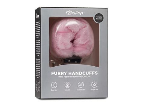 Kajdanki-Furry Handcuffs - Pink