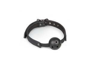 Knebel-Ball Gag With PVC Ball - Black - image 2