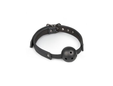 Knebel-Ball Gag With PVC Ball - Black - 2