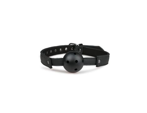 Knebel-Ball Gag With PVC Ball - Black - 3