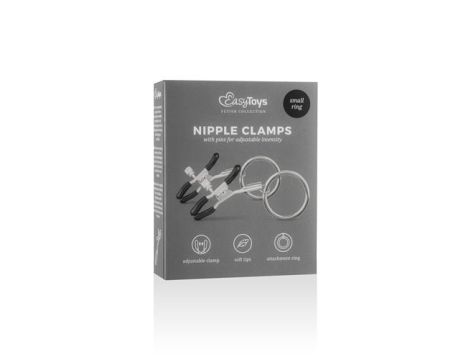 Stymulator-Metal Nipple Clamps With Ring