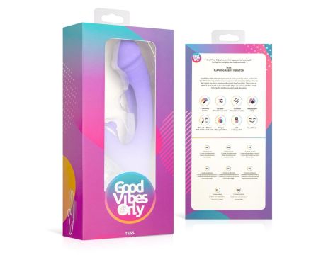 Good Vibes Only - Tess Rabbit Vibrator with G-Spot Stimulator - 9