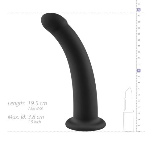 No-Parts - Parker Dildo 19.5 cm - Black - 10