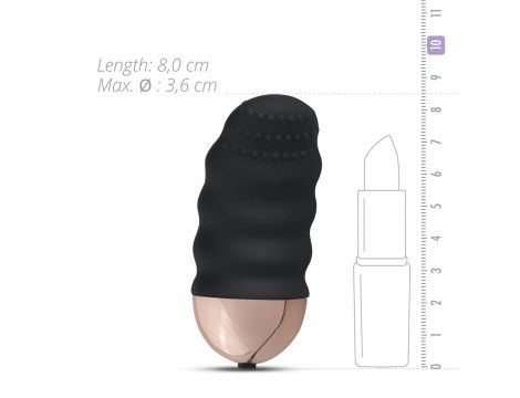 Teazers Ribbed Vibrating Egg With Remote Control - 3