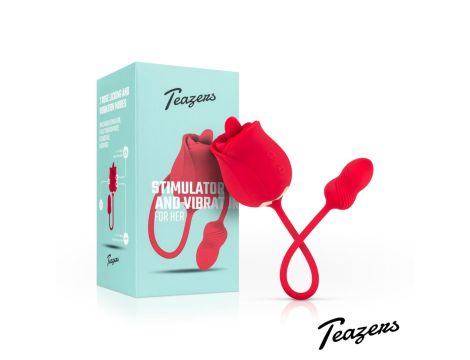 Teazers Rose Vibrator and Clitoris Stimulator