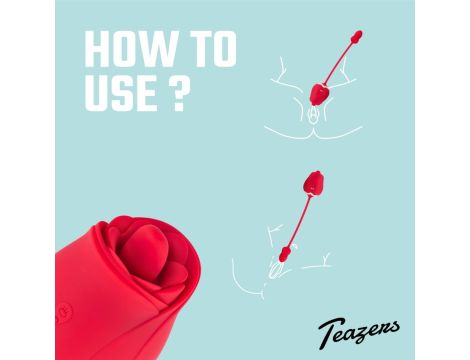 Teazers Rose Vibrator and Clitoris Stimulator - 5