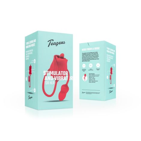 Teazers Rose Vibrator and Clitoris Stimulator - 7