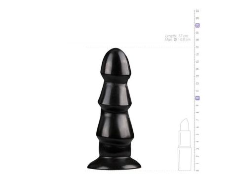 Dildo All Black 17 cm - 4