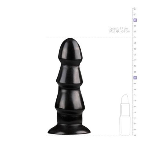 Dildo All Black 17 cm - 4