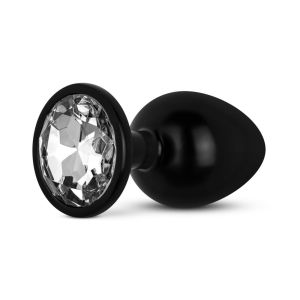 Anal Collection - Butt Plug M - Black/Silver