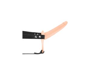 SIMPLE STRAP-ON VIBRATING FLESH STRAP-ON DILDO - image 2