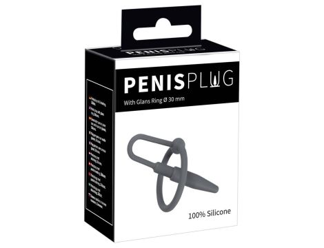 Penis Plug with Glans Ring