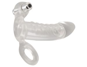 Crystal Clear Vibrating Sleeve - image 2