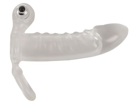 Crystal Clear Vibrating Sleeve - 4