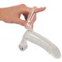 Crystal Clear Vibrating Sleeve - 8