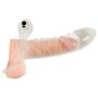 Crystal Clear Vibrating Sleeve - 9