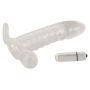 Crystal Clear Vibrating Sleeve - 10