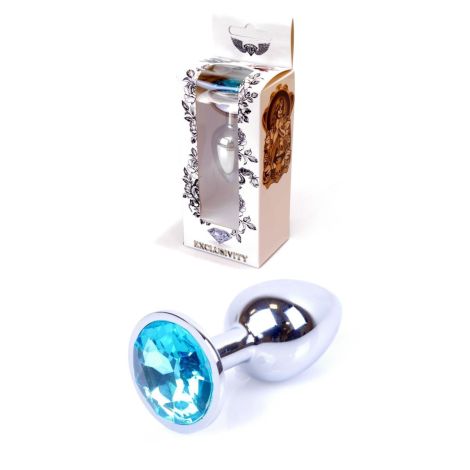 Plug-Jewellery Silver PLUG- Light Blue - 8