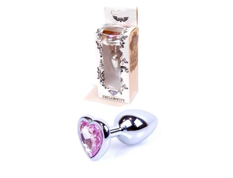 Plug-Jewellery Silver  Heart PLUG- Rose - 8