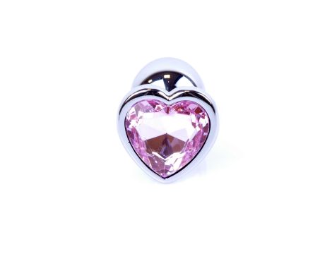 Plug-Jewellery Silver  Heart PLUG- Rose