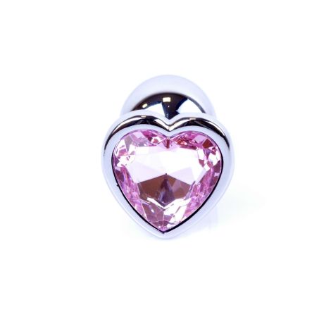 Plug-Jewellery Silver  Heart PLUG- Rose