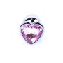 Plug-Jewellery Silver  Heart PLUG- Rose - 2