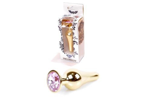 Plug-Jewellery Gold BUTT PLUG- Rose - 9